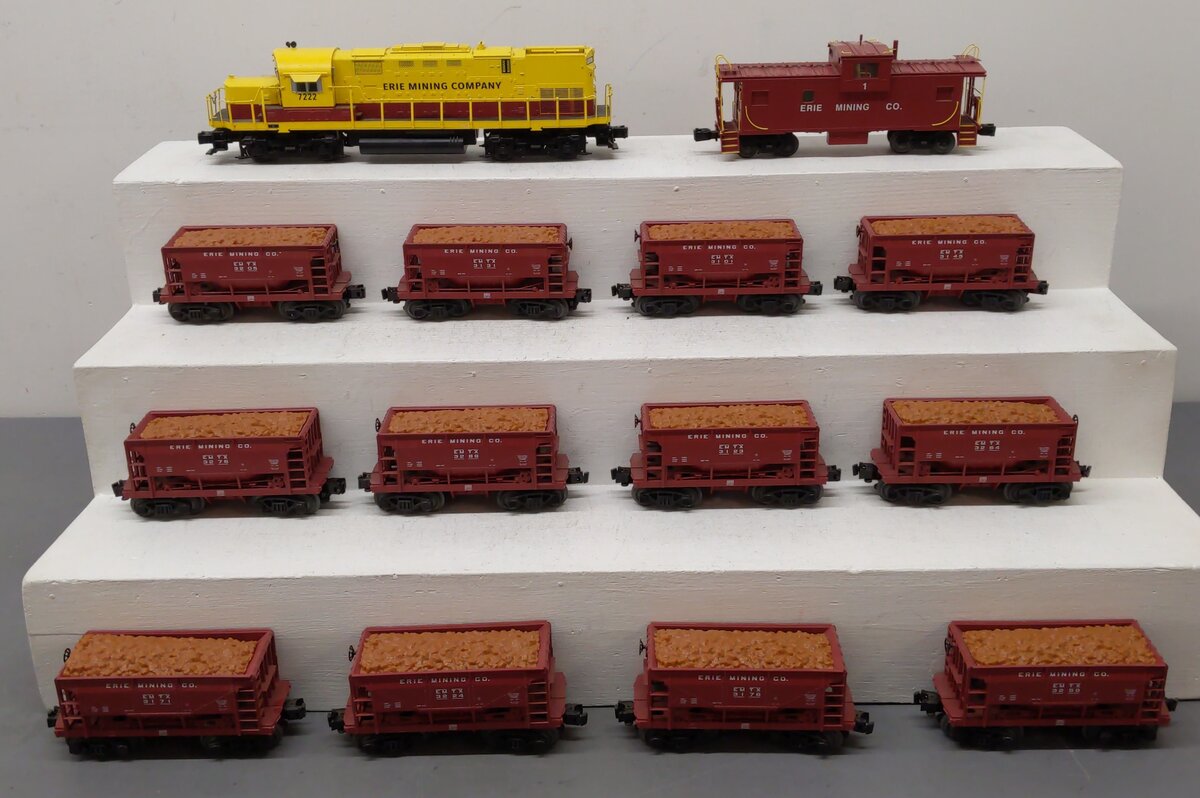 Lionel 1922090 Erie Mining Company O Gauge Diesel Train Set with Bluetooth EX/Box
