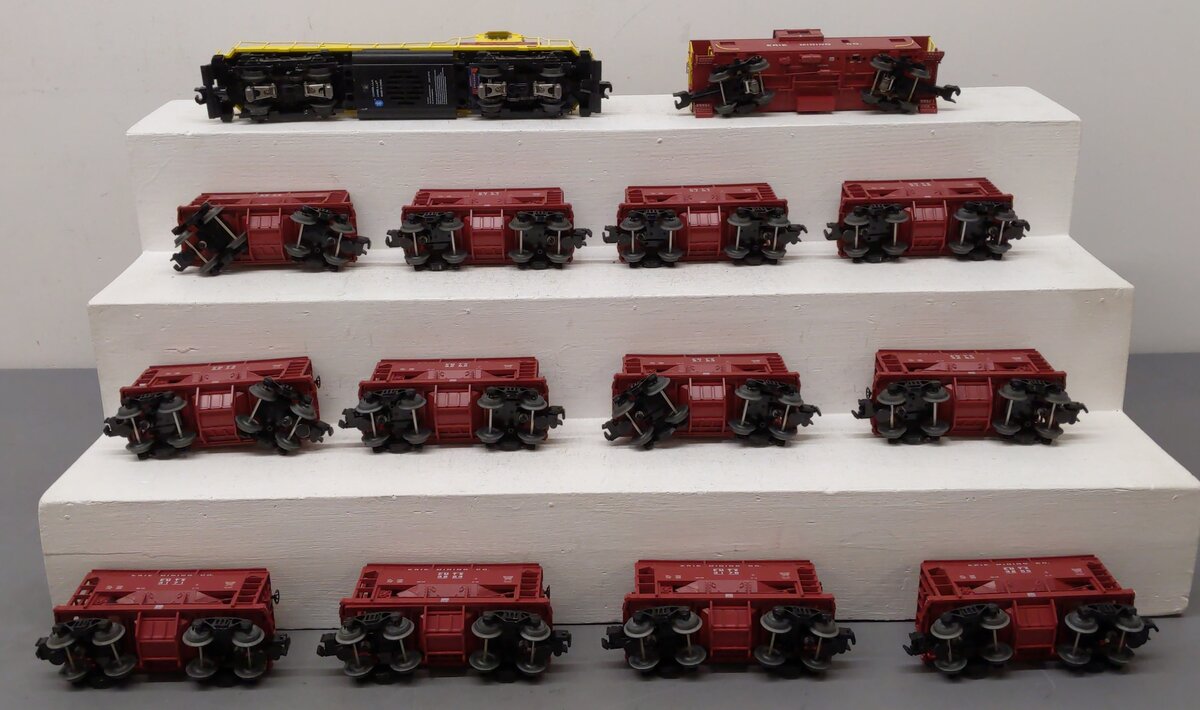 Lionel 1922090 Erie Mining Company O Gauge Diesel Train Set with Bluetooth EX/Box