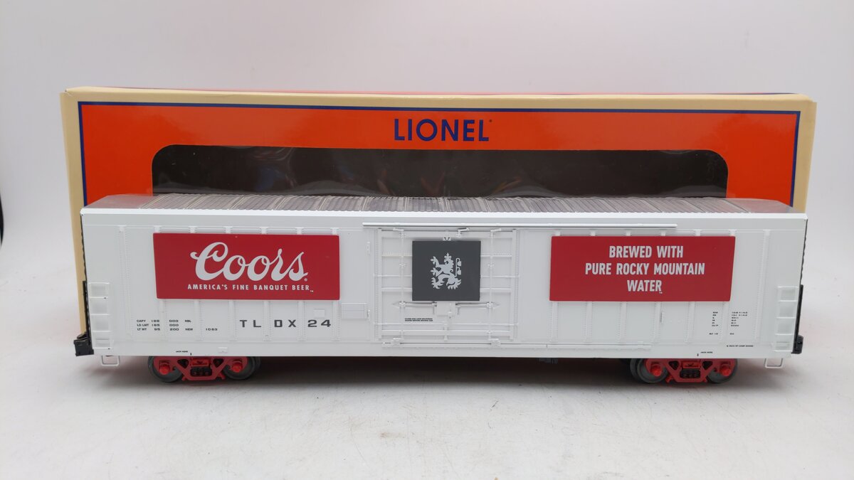 Lionel 2026581 O Gauge Coors Mechanical Reefer Beer Car #24 EX/Box