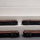 MTH 30-68090 O Pennsylvania 60' Streamlined Passenger Car Set (Set of 4) LN/Box