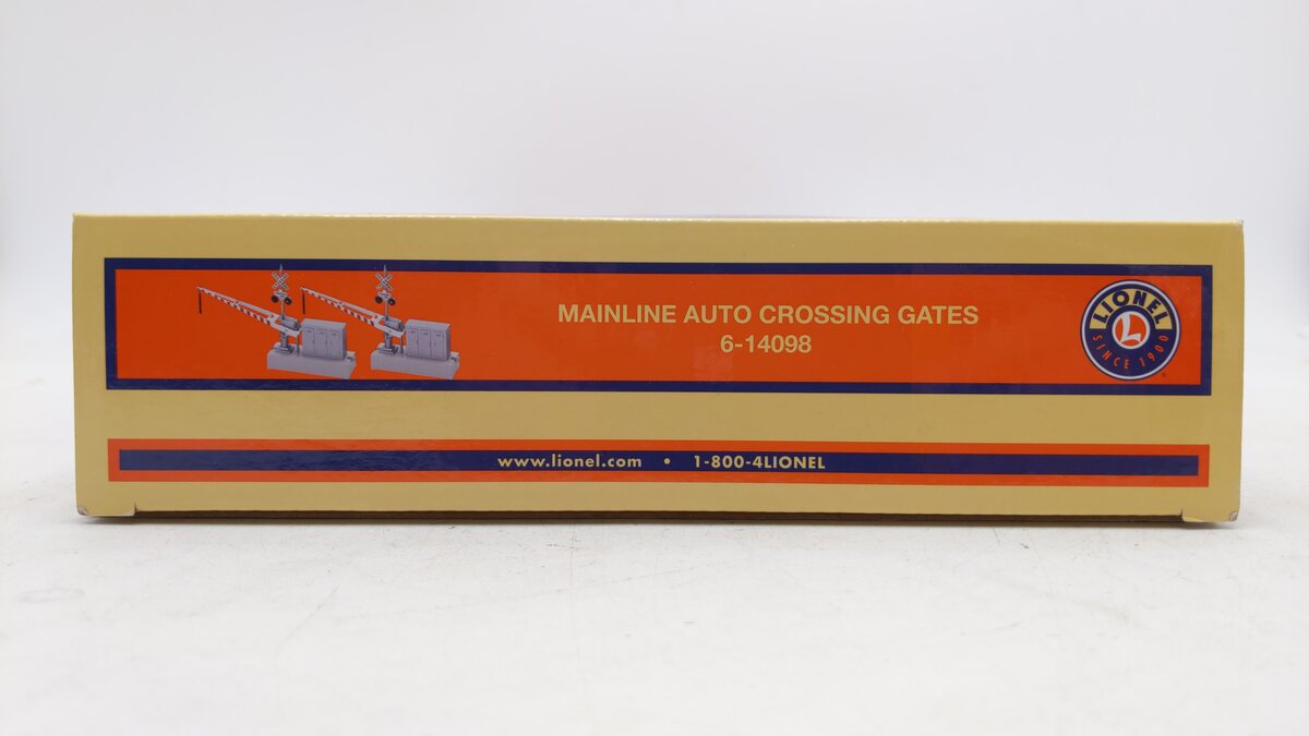 Lionel 6-14098 O Mainline Automatic Crossing Gates (Pair of 2) EX/Box