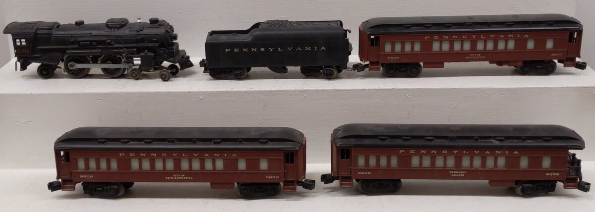 Lionel 6-1487 O Gauge Pennsylvania Railroad Broadway Limited Train Set VG/Box