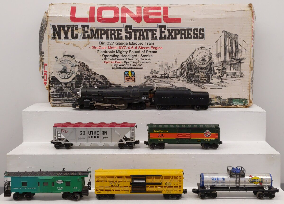 Lionel 6-1665 O New York Central Empire State Express Steam Train Set VG/Box