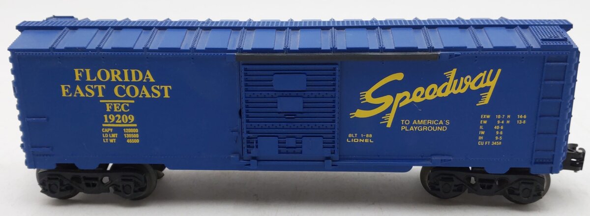 Lionel 6-19209 O Gauge Florida East Coast Boxcar