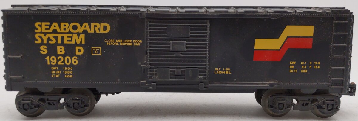 Lionel 6-19206 O Gauge Seaboard System Boxcar EX/Box