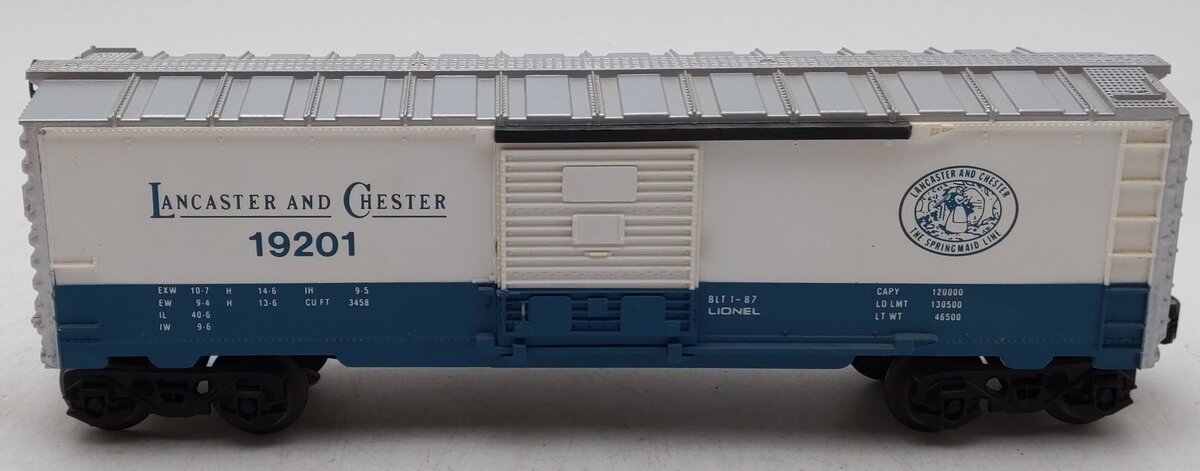 Lionel 6-19201 O Gauge Lancaster & Chester Boxcar #19201 NIB