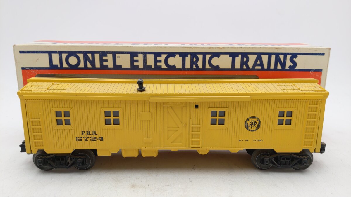 Lionel 6-5724 O Gauge Pennsylvania Illuminated Bunk Car #5724 EX/Box