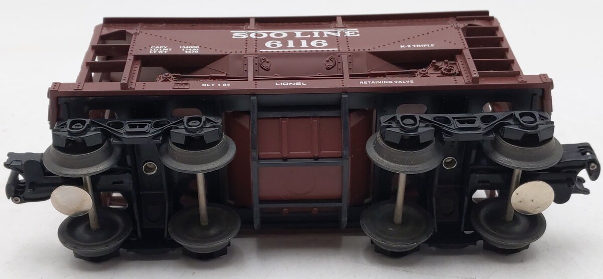 Lionel 6-6116 O Gauge SOO Line Ore Car #6116 EX/Box