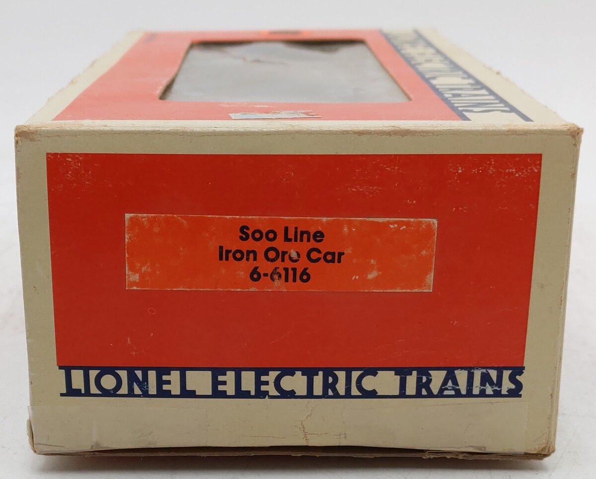 Lionel 6-6116 O Gauge SOO Line Ore Car #6116 EX/Box