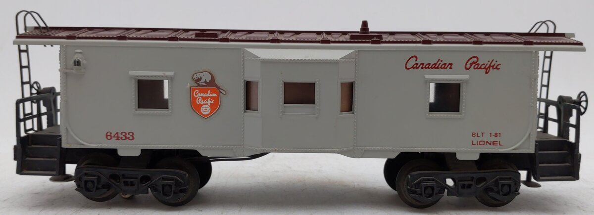 Lionel 6-6433 O Gauge Canadian Pacific Bay Window Caboose VG/Box
