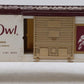 Lionel 6-7707 O Gauge White Owl Cigar Boxcar EX/Box