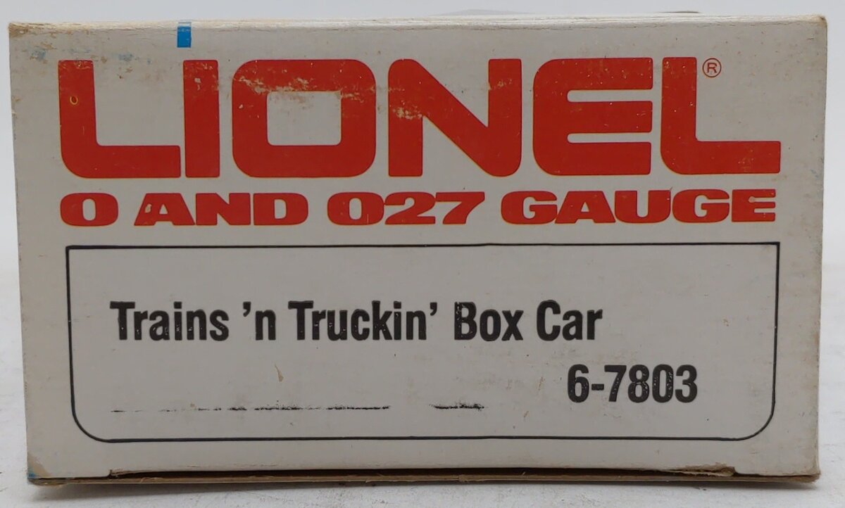 Lionel 6-7803 O Gauge Trains 'n Truckin' Boxcar EX/Box