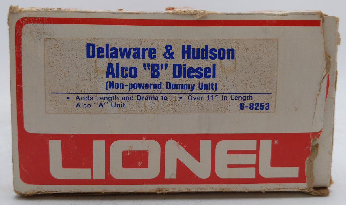 Lionel 6-8253 O Gauge Delaware and Hudson Alco B Unit VG/Box