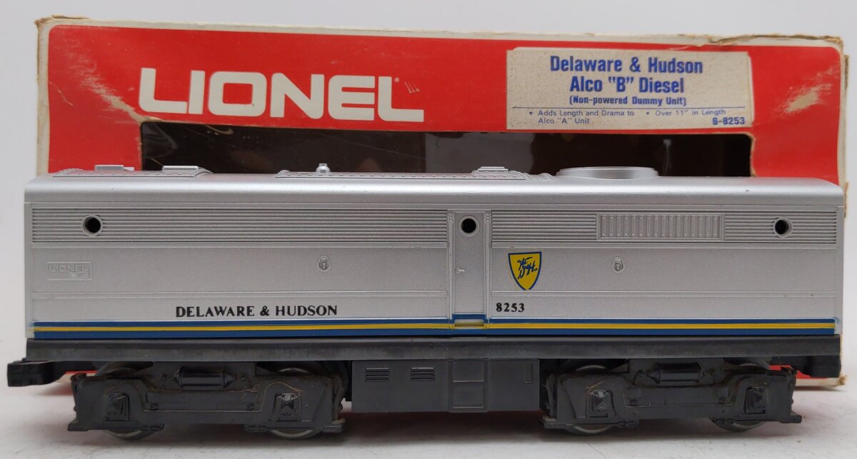 Lionel 6-8253 O Gauge Delaware and Hudson Alco B Unit VG/Box