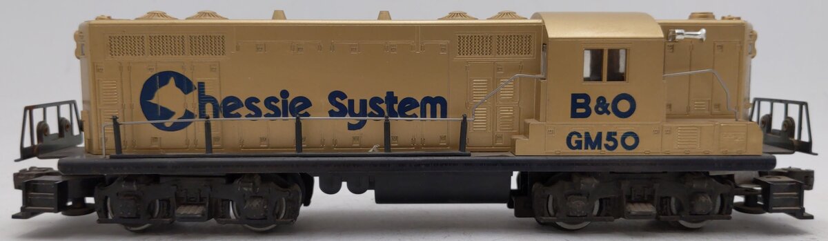Lionel 6-8359 O Gauge Chessie System GM Gold GP7 Diesel Engine VG/Box