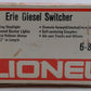 Lionel 6-8354 O Gauge Erie NW-2 Diesel Locomotive Switcher VG/Box