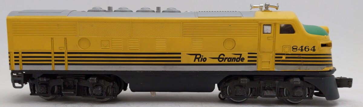Lionel 6-8464 O Gauge Rio Grande F3 A Powered Diesel Locomotive #8464 VG/Box