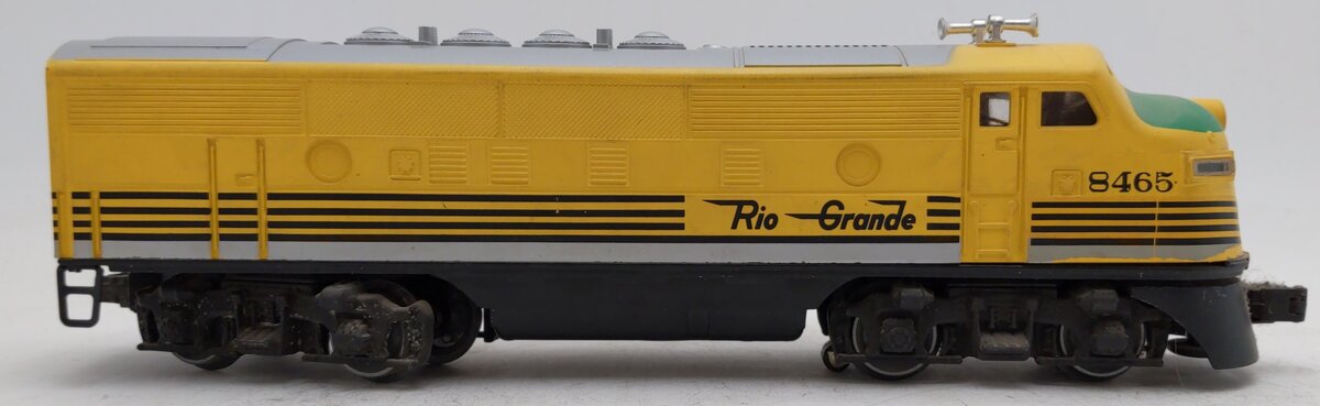 Lionel 6-8465 O Gauge Rio Grande F3A Dummy Diesel Locomotive VG/Box