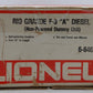 Lionel 6-8465 O Gauge Rio Grande F3A Dummy Diesel Locomotive VG/Box