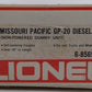 Lionel 6-8565 O Gauge Missouri Pacific GP-20 Dummy Diesel Locomotive EX/Box