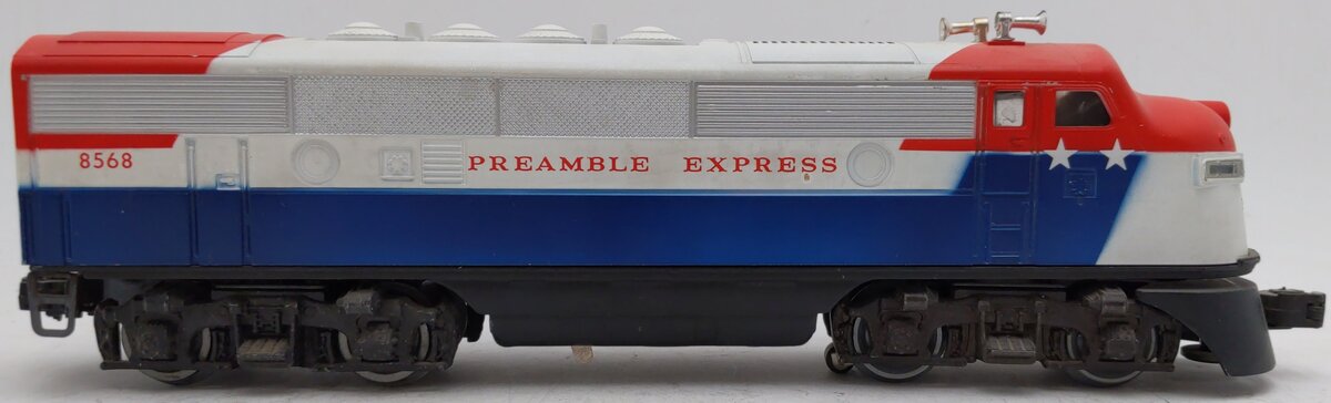 Lionel 6-8568 O Gauge Preamble Express F3 A Diesel Locomotive #8568 VG/Box