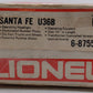 Lionel 6-8755 O Santa Fe U36B Diesel Locomotive VG/Box