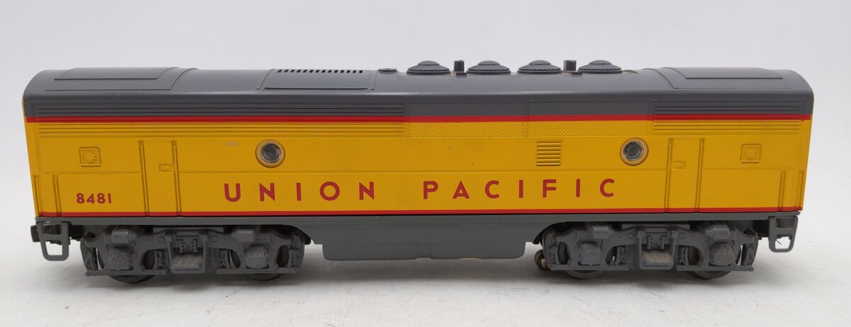 Lionel 6-8481 O Gauge Union Pacific F3 B-Unit Non-Powered Diesel Locomotive EX