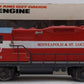 Lionel 6-8866 O Gauge Minneapolis and St. Louis GP-9 Powered Diesel Locomotive VG/Box
