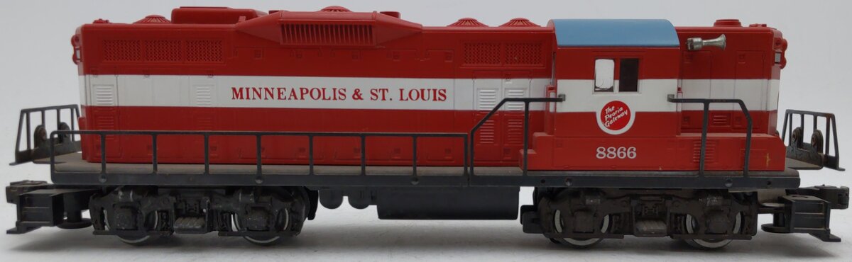 Lionel 6-8866 O Gauge Minneapolis and St. Louis GP-9 Powered Diesel Locomotive VG/Box
