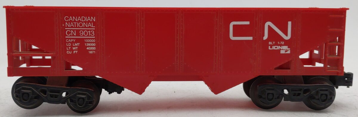 Lionel 6-9013 O Gauge Canadian National 2-Bay Hopper #9013 EX