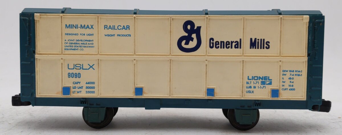 Lionel 6-9090 O Gauge General Mills Boxcar #9090 VG