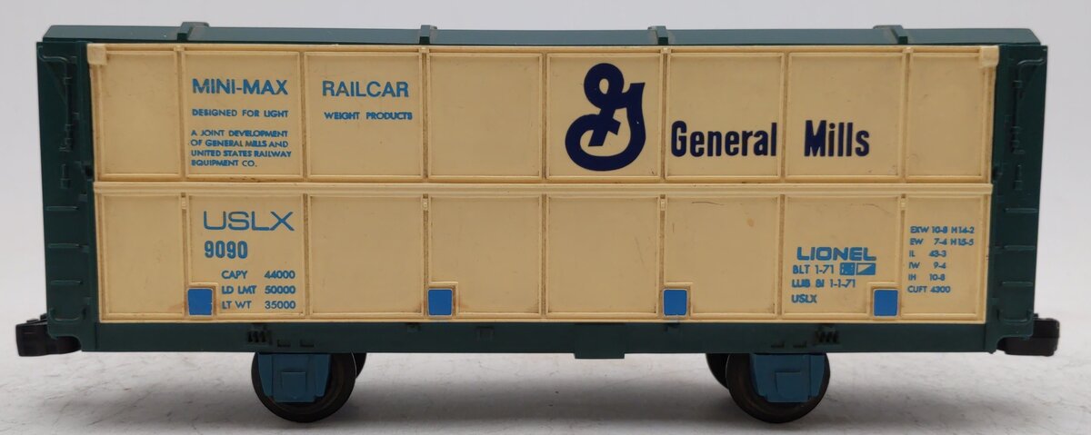 Lionel 6-9090 O Gauge General Mills Boxcar #9090 VG