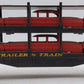 Lionel 6-9123 O Gauge Chesapeake and Ohio 3-Tier Auto Carrier Car VG/Box