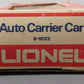 Lionel 6-9123 O Gauge Chesapeake and Ohio 3-Tier Auto Carrier Car EX/Box