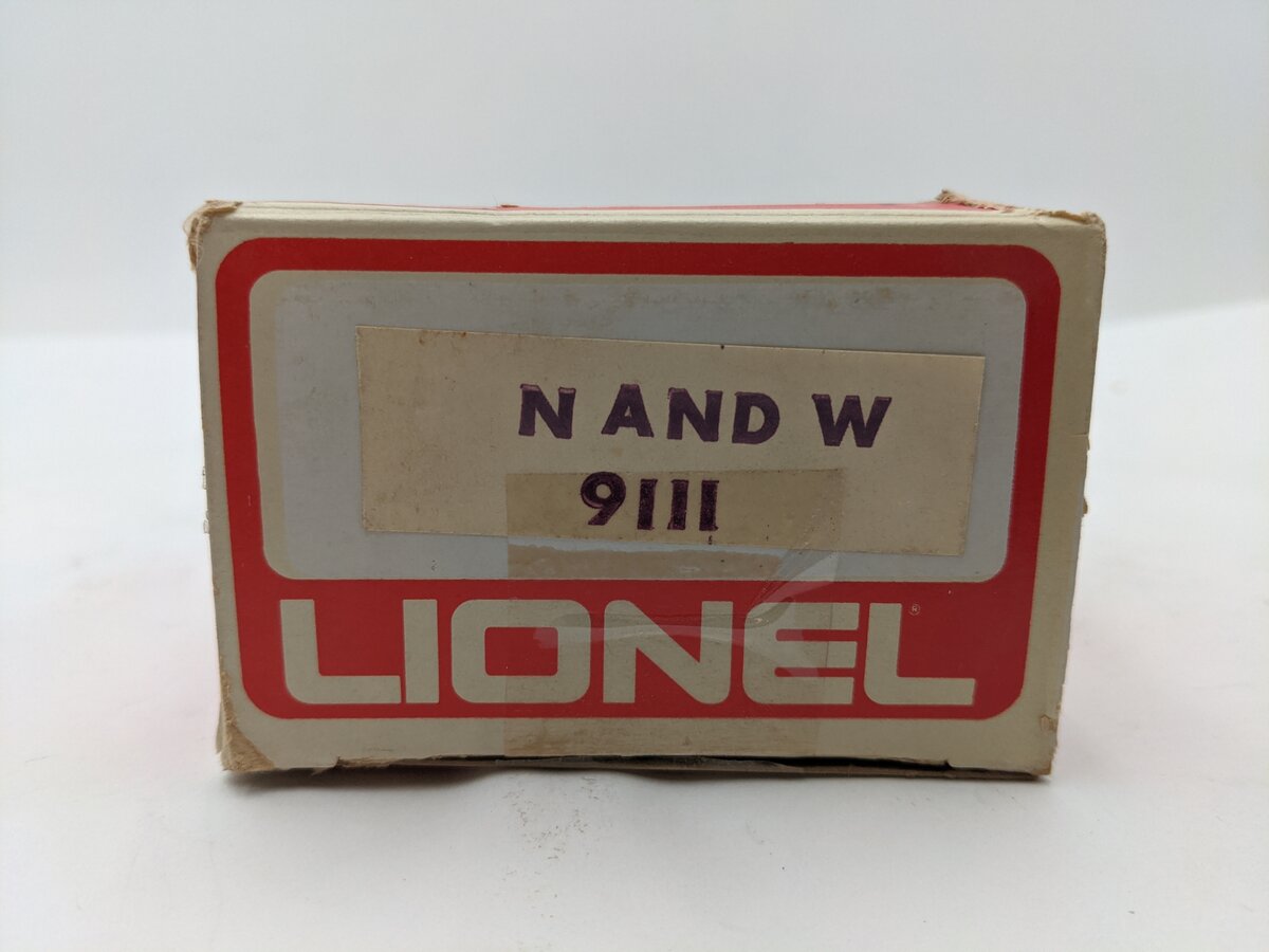 Lionel 6-9111 O Gauge Norfolk and Western 4-Bay Hopper #9111 EX/Box