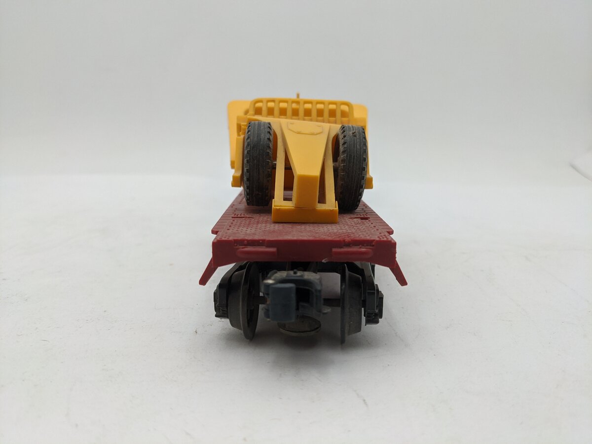 Lionel 6-9121 Louisville & Nashville Flatcar with Dozer & Scraper EX/Box