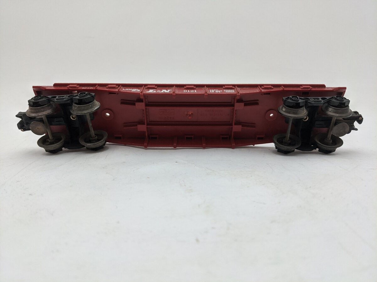 Lionel 6-9121 Louisville & Nashville Flatcar with Dozer & Scraper EX/Box