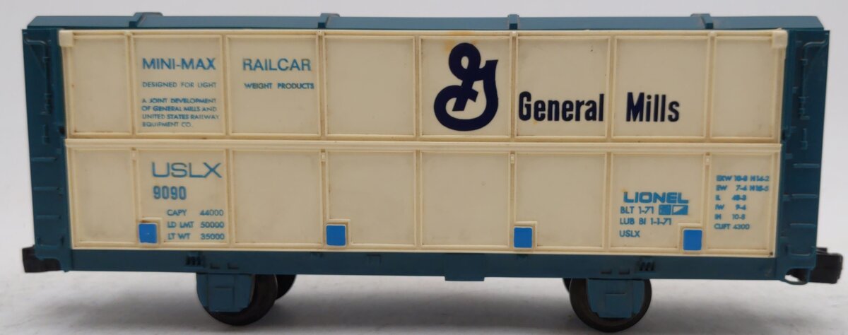 Lionel 6-9090 O Gauge General Mills Boxcar #9090 EX