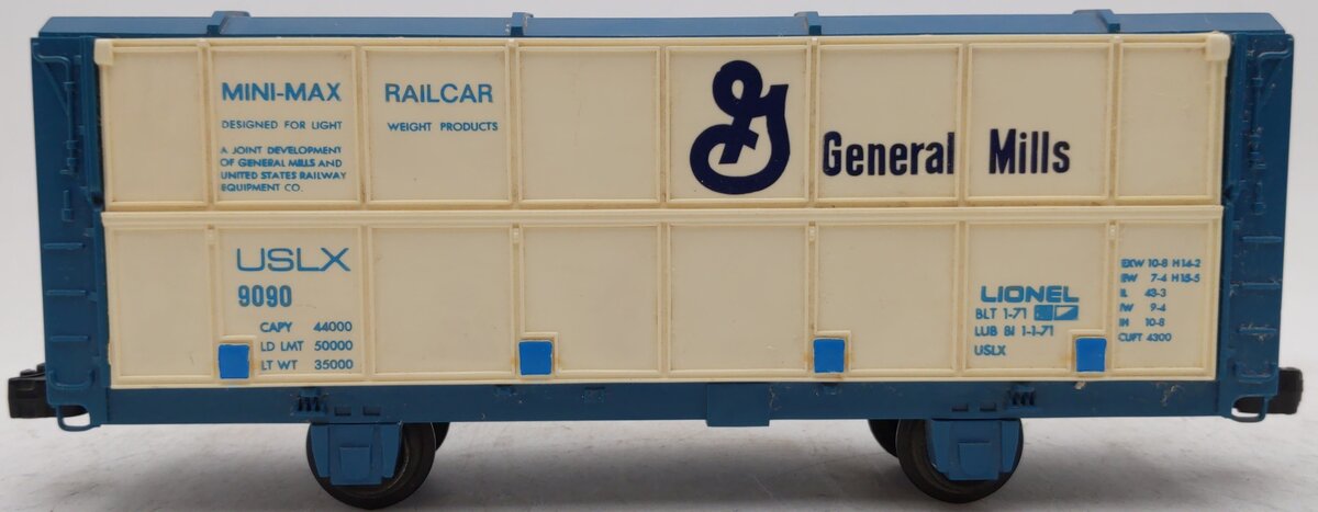 Lionel 6-9090 O Gauge General Mills Boxcar #9090 EX/Box