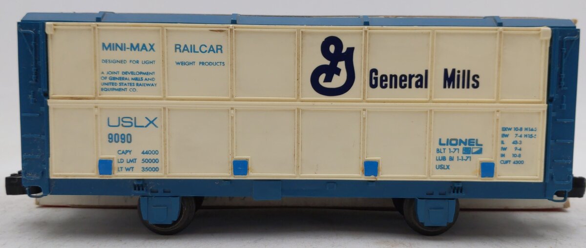 Lionel 6-9090 O Gauge General Mills Boxcar #9090 EX/Box