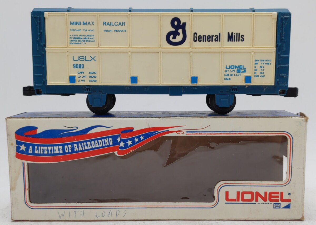 Lionel 6-9090 O Gauge General Mills Boxcar #9090 EX/Box