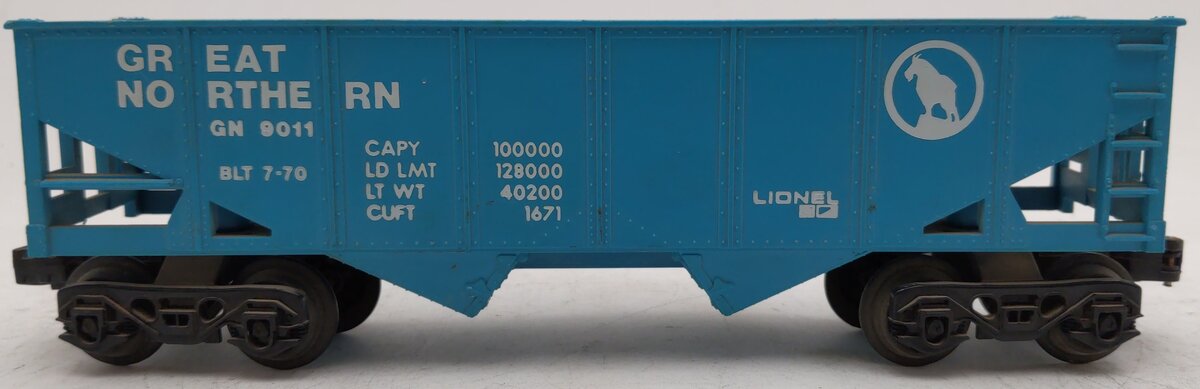Lionel 6-9011 O Gauge Great Northern 2-Bay Hopper EX