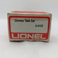 Lionel 6-9153 O Gauge Chevron Single Dome Tank Car EX/Box