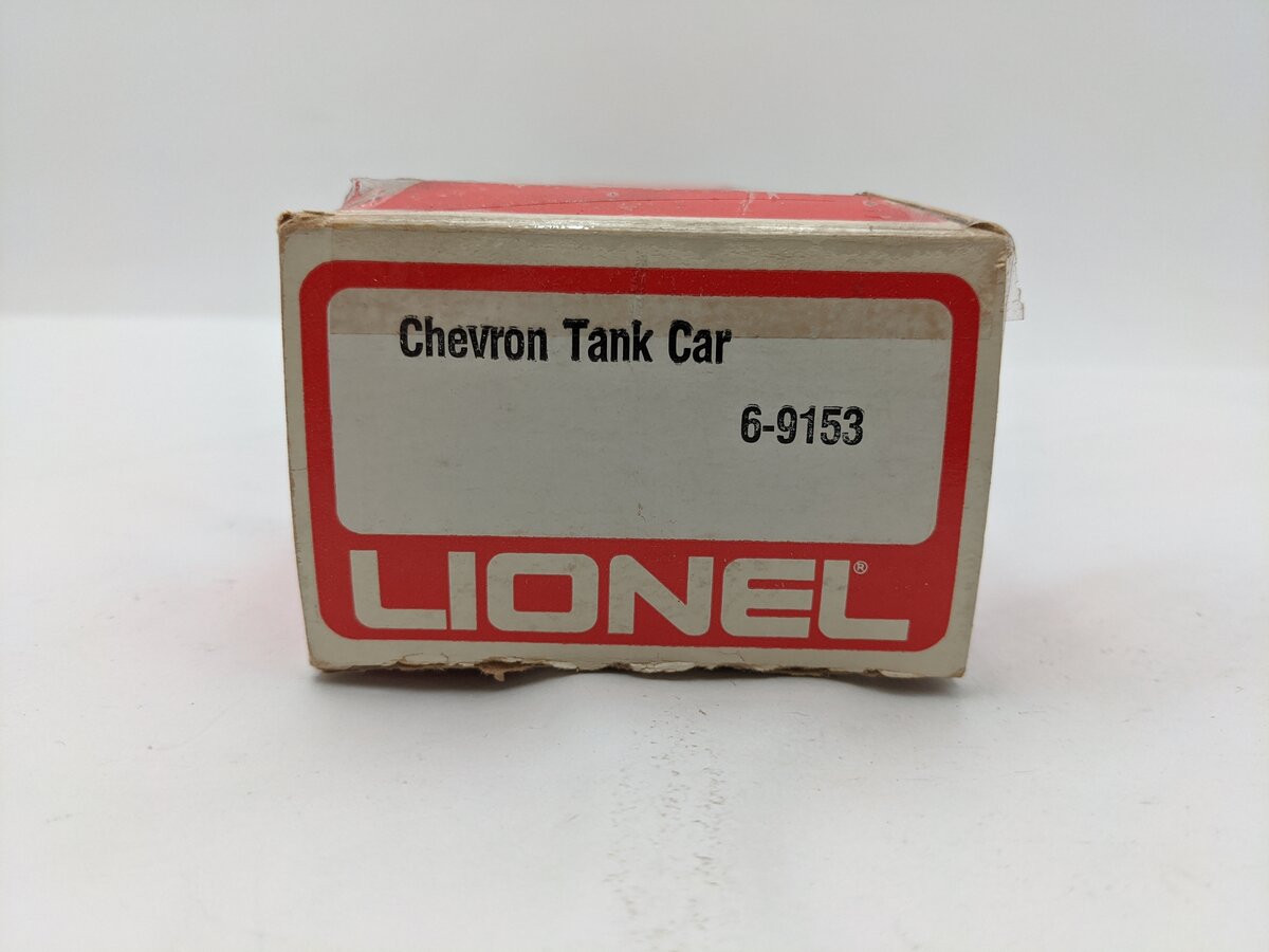 Lionel 6-9153 O Gauge Chevron Single Dome Tank Car EX/Box