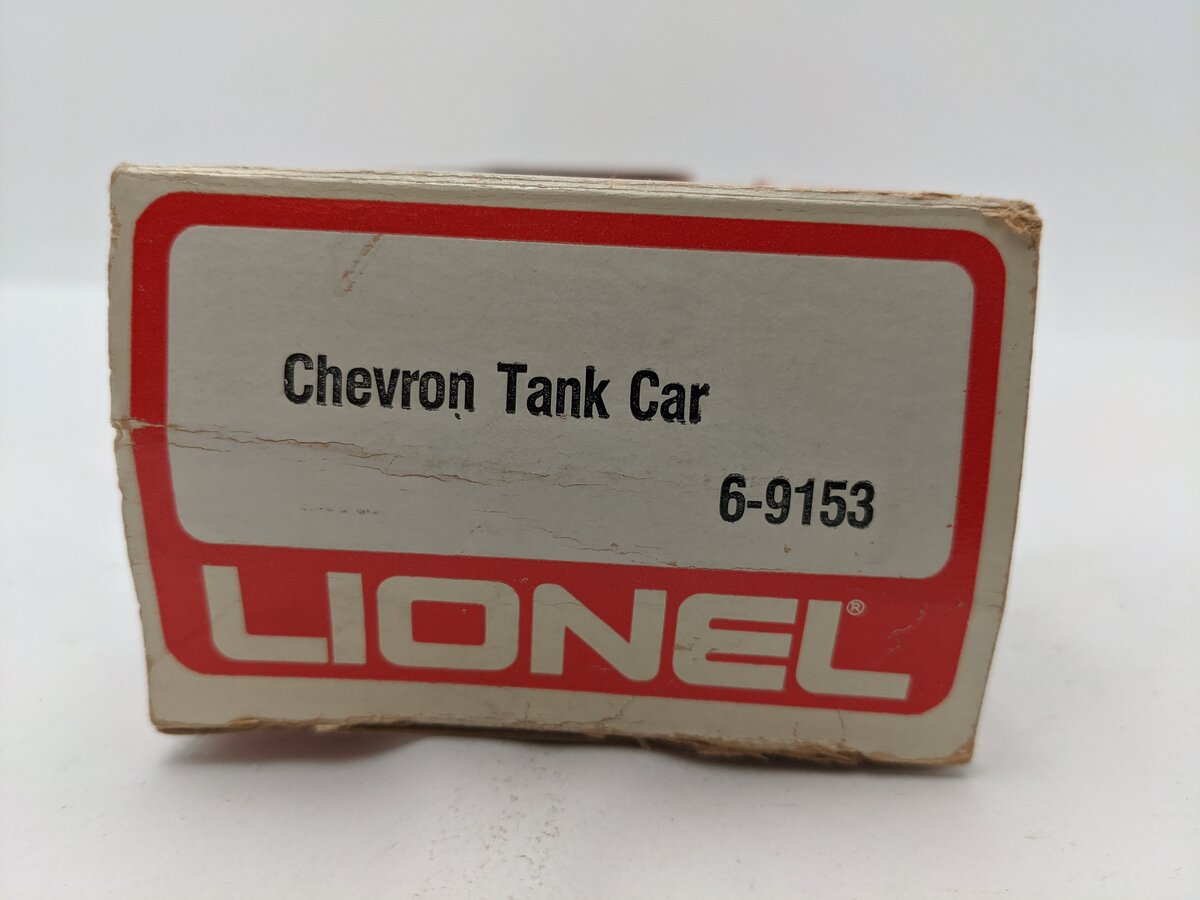 Lionel 6-9153 O Gauge Chevron Single Dome Tank Car EX/Box