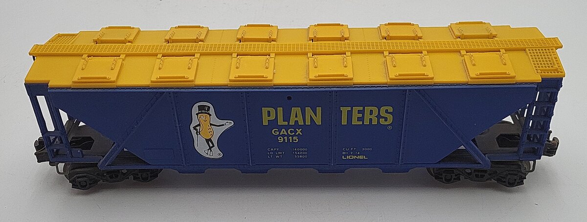 Lionel 6-9115 O Gauge Planters 4-Bay Billboard Hopper EX/Box