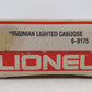 Lionel 6-9175 O Gauge Virginian Illuminated Caboose EX/Box