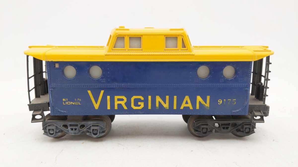 Lionel 6-9175 O Gauge Virginian Illuminated Caboose EX/Box