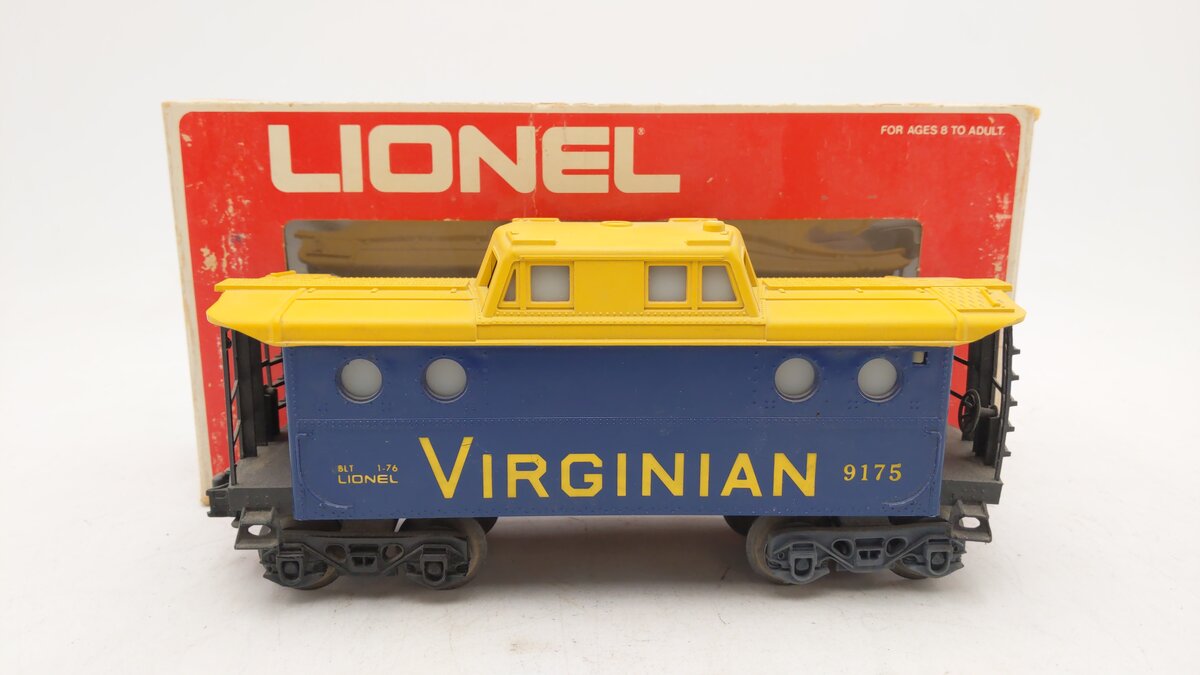 Lionel 6-9175 O Gauge Virginian Illuminated Caboose EX/Box