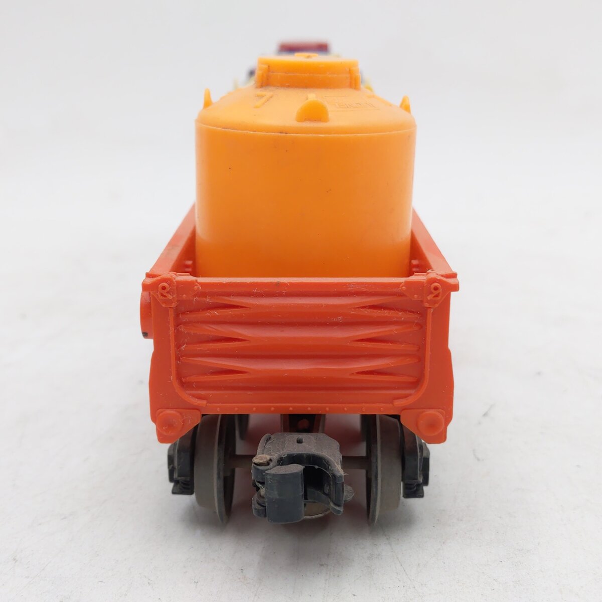 Lionel 6-9131 O Gauge Denver and Rio Grande Western Long Gondola with Cannisters EX/Box